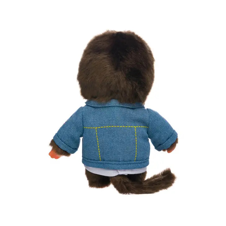 Monchhichi Jean Jacket Boy 7.5” Doll