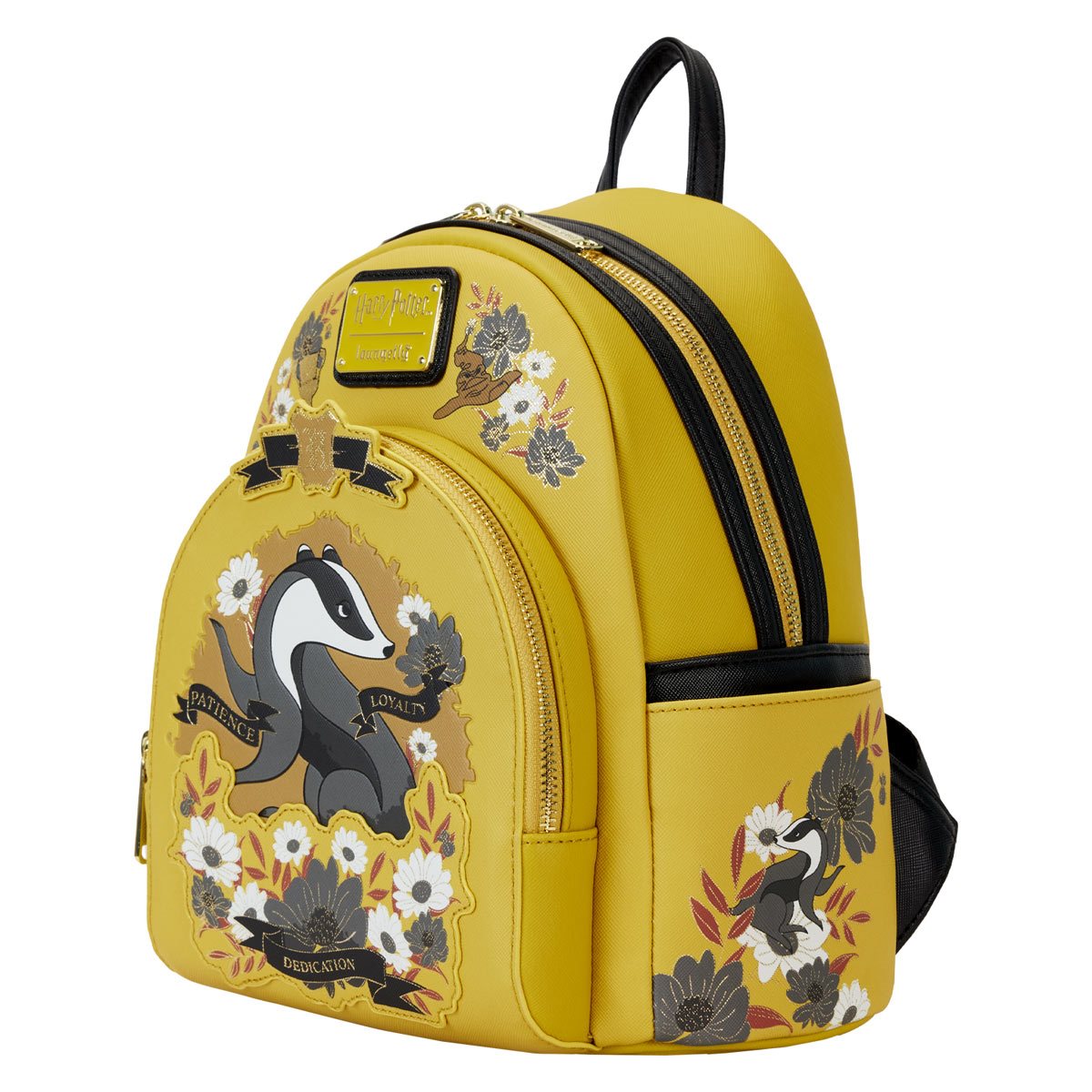 Loungefly Harry Potter Hufflepuff House Tattoo Mini-Backpack