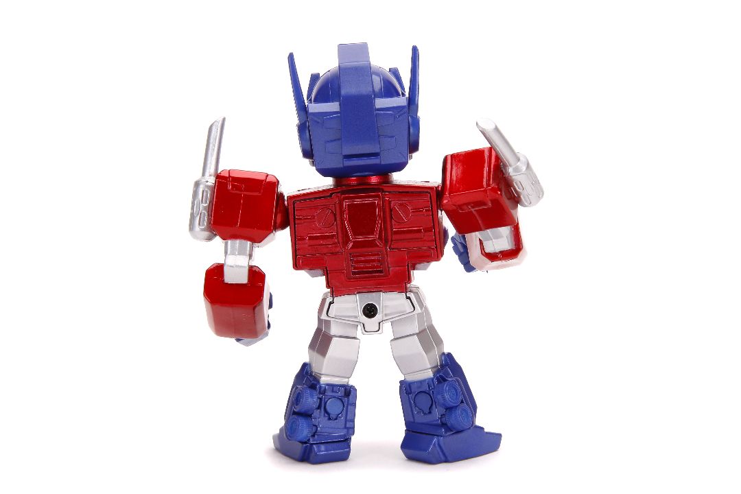 Jada 4" Metalfigs Transformers G1 Optimus Prime with Light