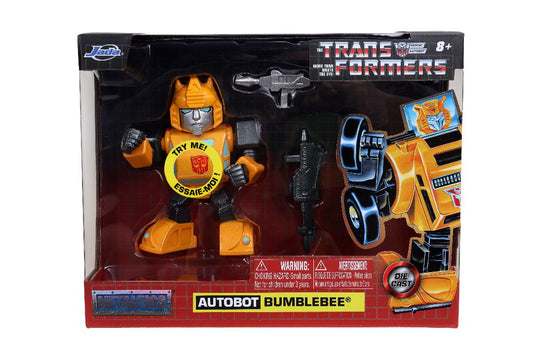 Jada 4" Metalfigs Transformers G1 Bumblebee with Light
