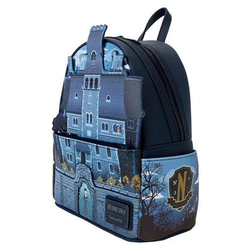 Loungefly Wednesday Nevermore Academy Mini-Backpack