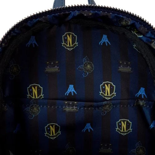 Loungefly Wednesday Nevermore Academy Mini-Backpack