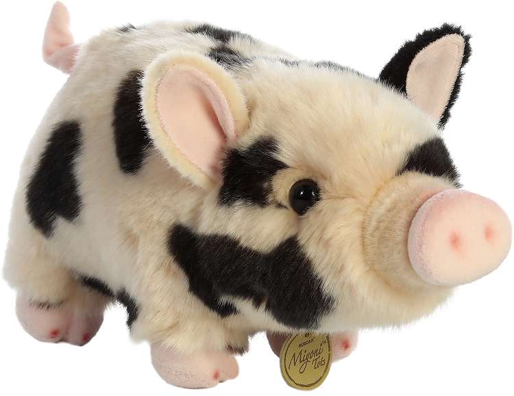 Aurora Miyoni Pot-Bellied Piglet Spotted 11"