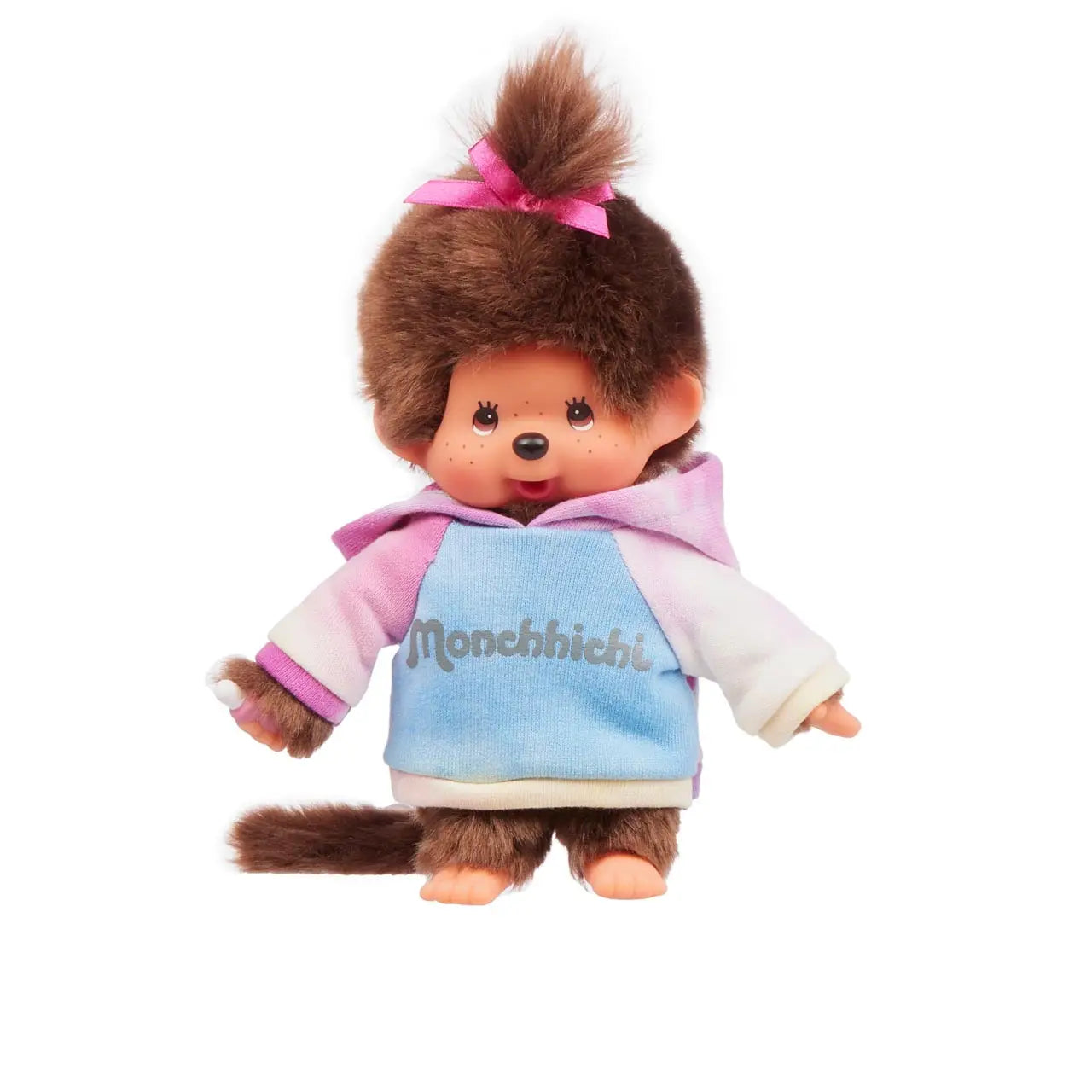 Monchhichi Tie-Dye Hoodie Girl 7.5” Doll