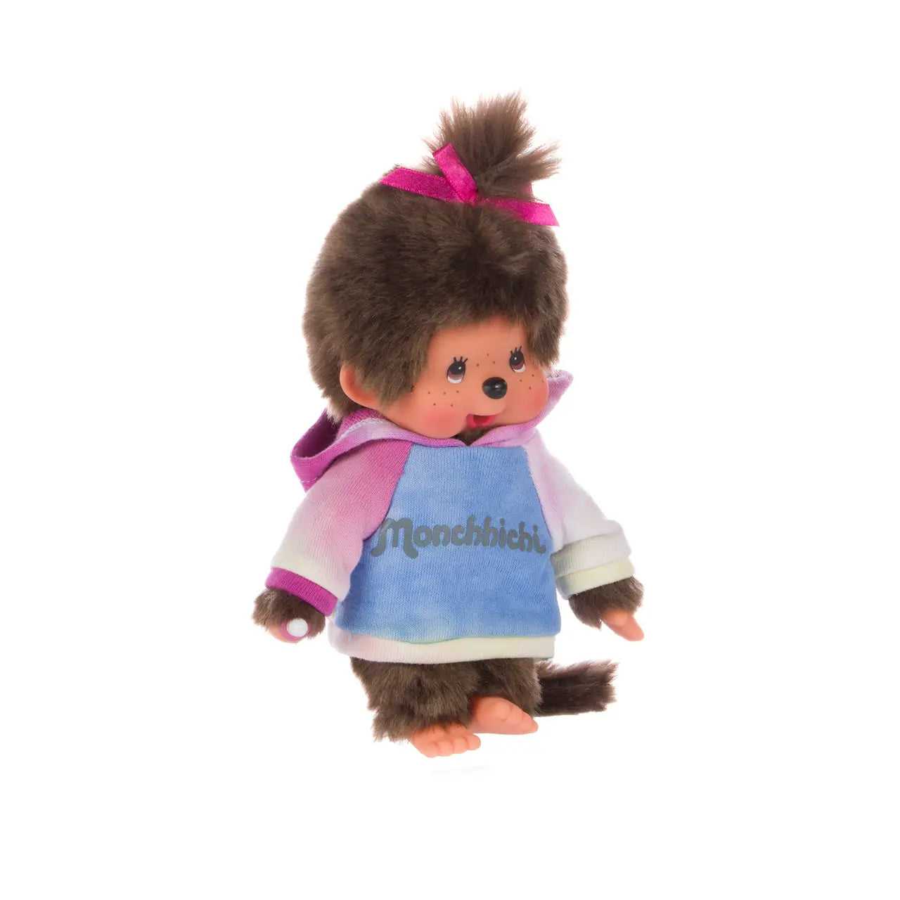 Monchhichi Tie-Dye Hoodie Girl 7.5” Doll