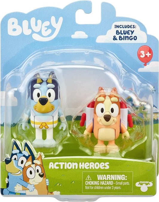 Bluey - Action Heroes - 2pk Figurines