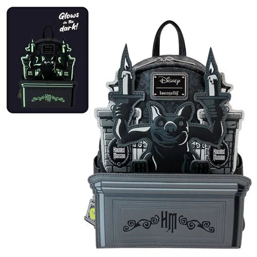 Loungefly Haunted Mansion Gargoyle Wallpaper Mini-Backpack